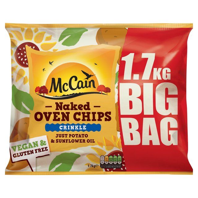 McCain Naked Oven Chips Crinkle Cut 1.7kg