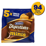 McVitie's Chocolate Digestive Mini's Multipack Biscuits 5 x 19g