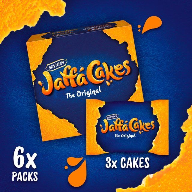 McVitie's Jaffa Cakes Original Biscuits Snack Pack 6 x 3 Cakes 198g