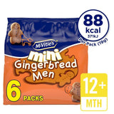 McVitie's Mini Gingerbread Men Multipack Biscuits 6 x 25g