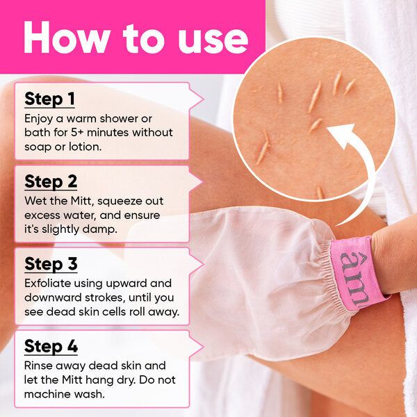 âme pure So Silky Mitt 100% Pure Silk Exfoliating Mitt - McGrocer