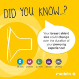 Medela Medium Contact Nipple Shields with Case 2 per pack