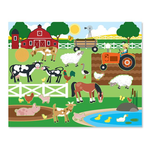 Melissa & Doug Reusable Sticker Pad Habitats 3yrs+