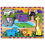 Melissa & Doug Safari Chunky Puzzle
