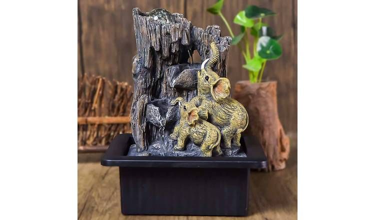 Menkind Elephant Delight Indoor Fountain