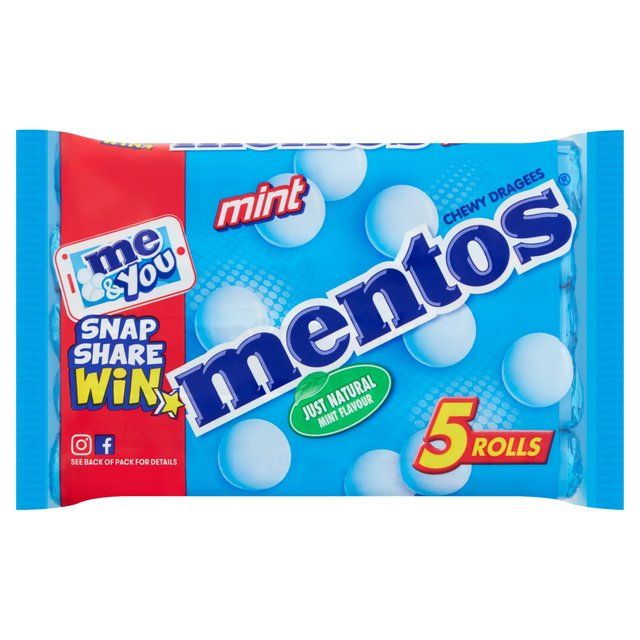 Mentos Chewy Mint Sweets Multipack 5 x 38g