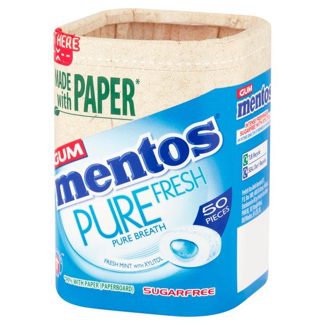 Mentos Gum Pure Fresh Freshmint Chewing Gum 100g