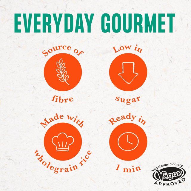 Merchant Gourmet Coconut & Lime Wholegrain & White Microwave Rice 250g