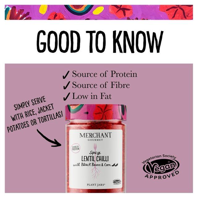 Merchant Gourmet Lentil Chilli 330g