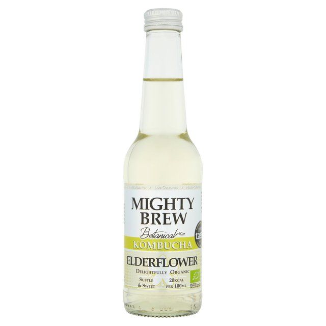 Mighty Brew Botanical Elderflower Organic Kombucha 275ml
