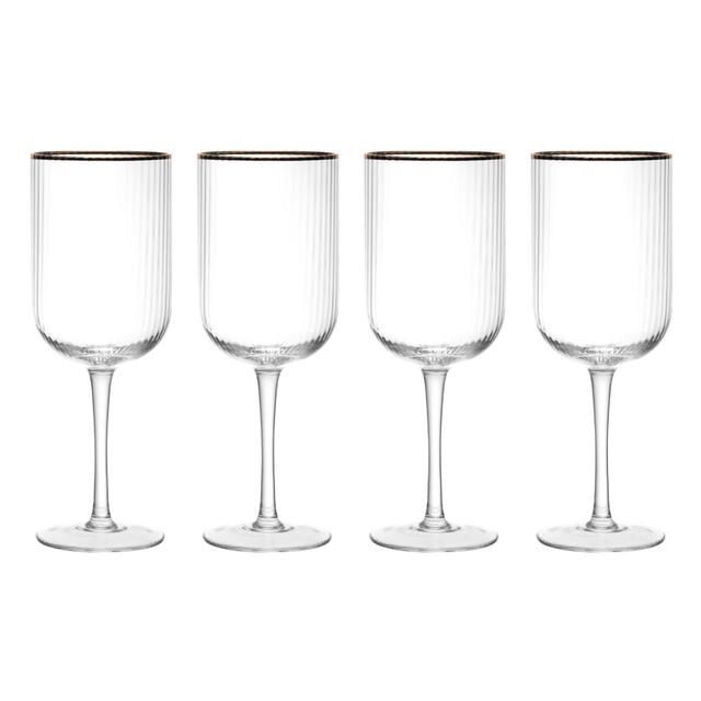 Mikasa Sorrento 4pc White Wine Glasses 400ml Gift boxed 4 per pack