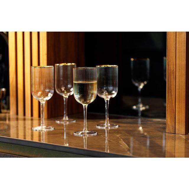 Mikasa Sorrento 4pc White Wine Glasses 400ml Gift boxed 4 per pack
