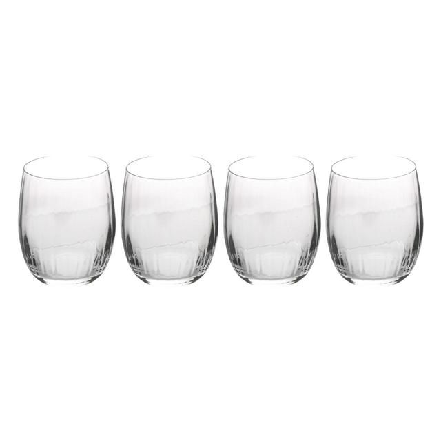 Mikasa Treviso 4pc Stemless Glasses 350ml Gift boxed 4 per pack