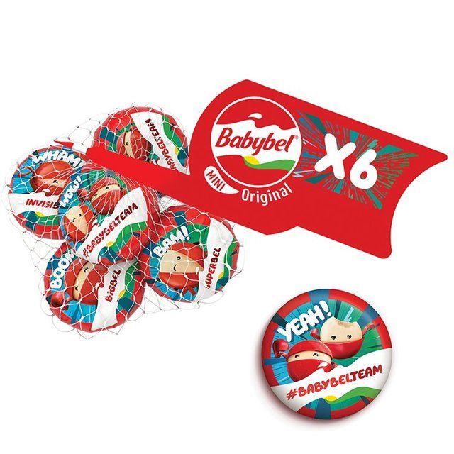 Mini Babybel Original Cheese Snacks 6 x 20g