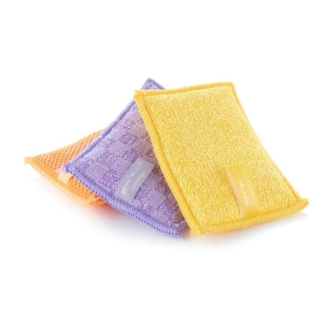 Minky M Cloth Anti Bac Scrub Pads 3 per pack