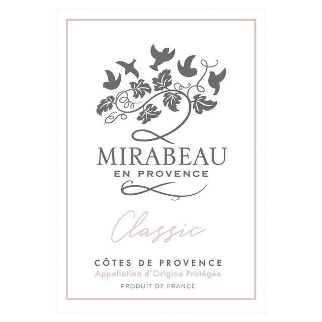 Mirabeau Classic Cotes de Provence Rose 75cl