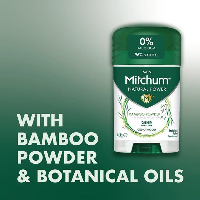 Mitchum Male Natural Stick Cedarwood 40g