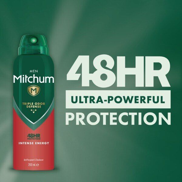 Mitchum Triple Odor Defense Intense Energy Aerosol 200ml