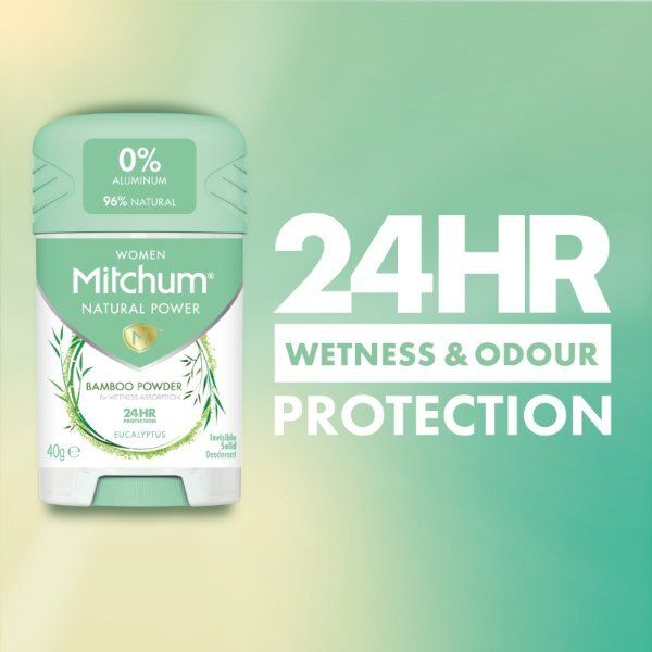 Mitchum Women Natural Power 24HR Protection Eucalyptus 40g