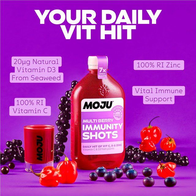 MOJU MultiBerry Immunity Dosing Bottle 7x Shots 420ml