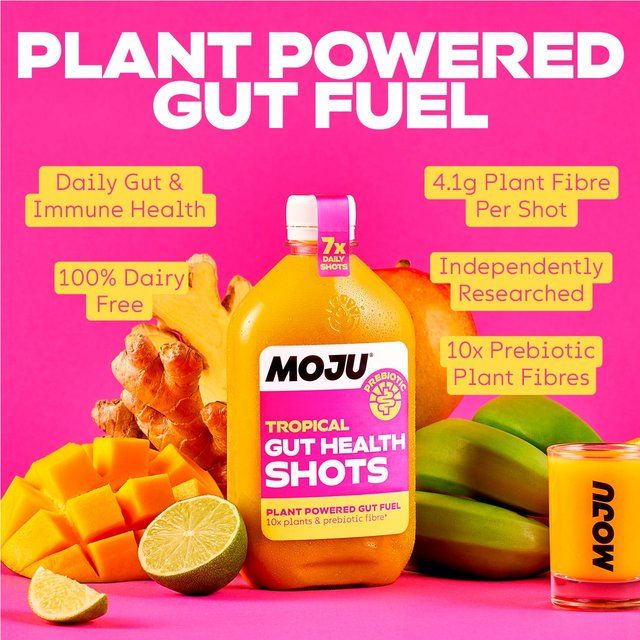 MOJU Tropical Gut Health Dosing Bottle 7x Shots 420ml
