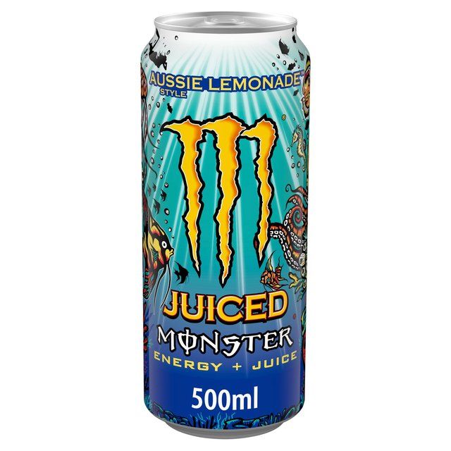 Monster Energy Drink Aussie Style Lemonade 4 x 500ml