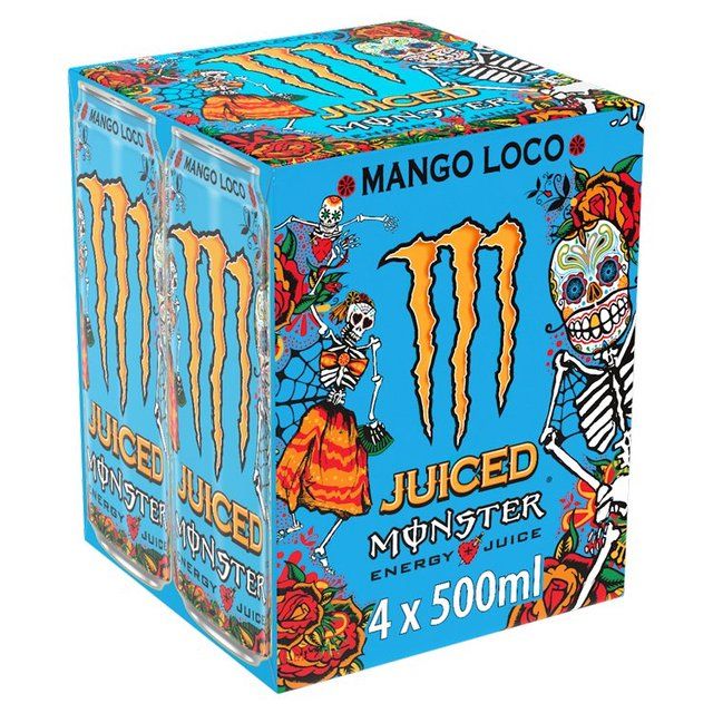 Monster Energy Drink Mango Loco 4 x 500ml