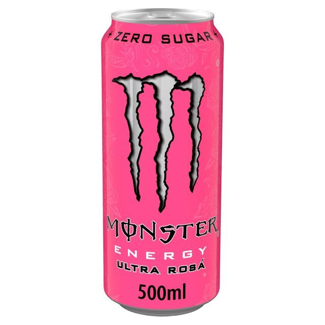 Monster Energy Drink Ultra Rosa Zero Sugar 4 x 500ml