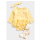 Mothercare Easter Chick Tutu Bodysuit Outfit Set