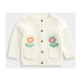 Mothercare Flower Pocket Knitted Cardigan