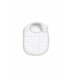 Mothercare Grey Zebra Muslin Newborn Bibs - 3 Pack