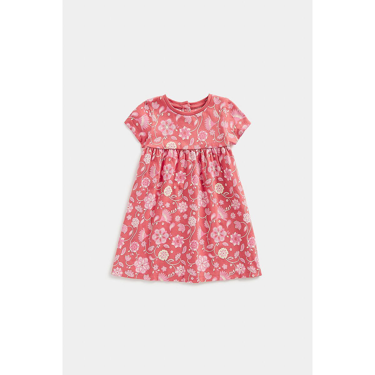 Mothercare Orange Floral Jersey Dress