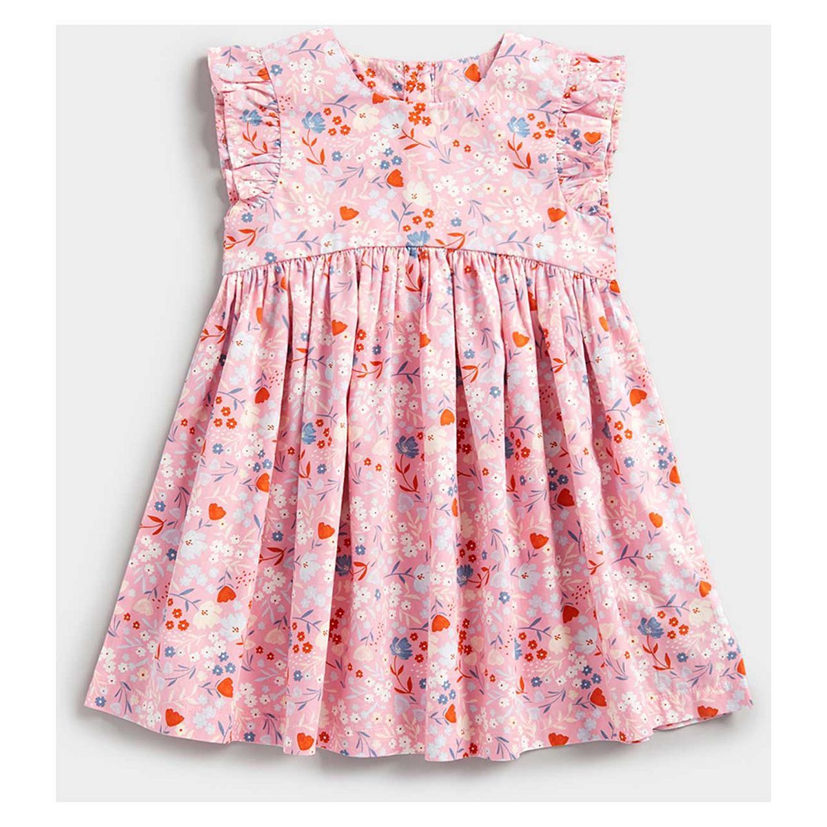 Mothercare Pink Floral Cotton Dress