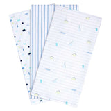 mothercare sleepysaurus muslins - 3 pack