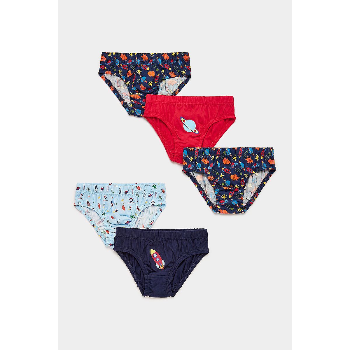 Mothercare Space Dinosaur Briefs - 5 Pack