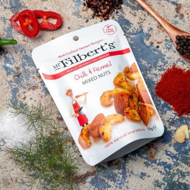 Mr Filberts Chilli & Fennel Mixed Nuts   40g