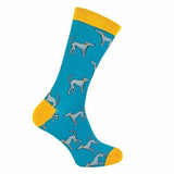 Mr Heron Mens Novelty Bamboo Socks with Dogs On 6-11 UK