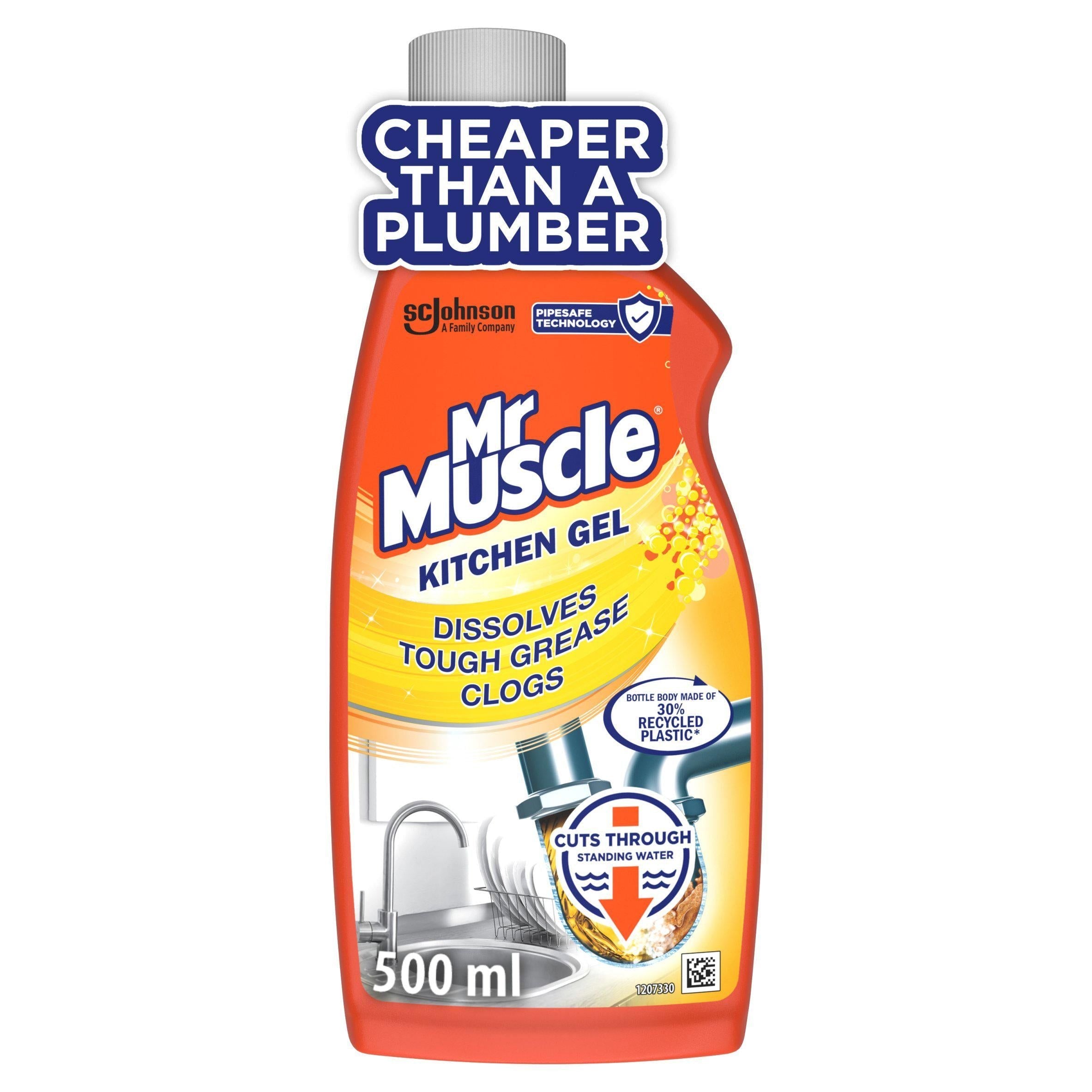 Mr Muscle Gel Kitchen Sink & Drain Unblocker 500ml