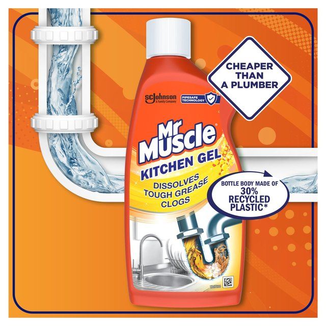 Mr Muscle Kitchen Drain Gel 500ml