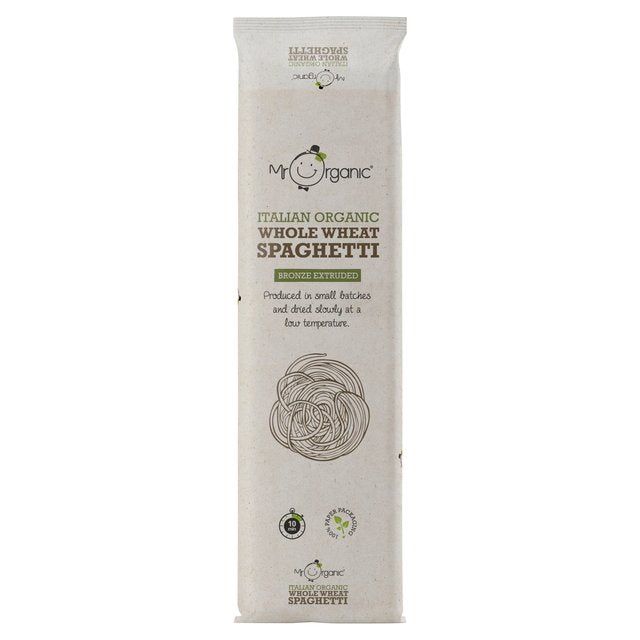 Mr Organic Italian Whole Wheat Spaghetti Pasta 500g
