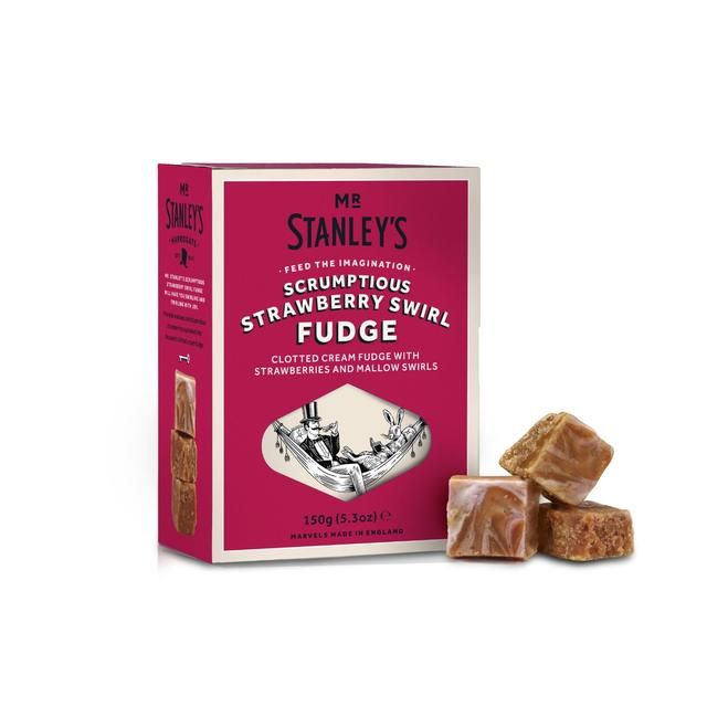Mr Stanley's Strawberries & Cream Fudge 150g