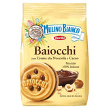 Mulino Bianco Baiocchi Biscuits with Hazelnut Cocoa Filling 260g
