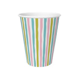 Multi Stripes Party Cups 10 per pack