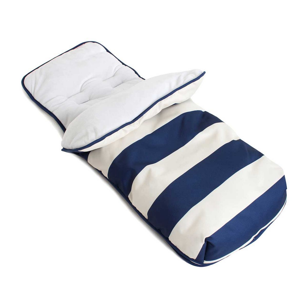 My Babiie Cosy Toes Footmuff Blue Stripes