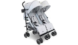 My Babiie Mb12 Twin Stroller Grey