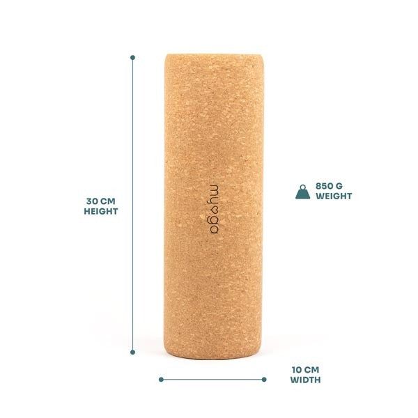 Myga Cork Massage Roller 10 X 30cm
