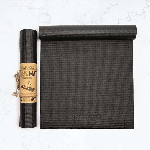 Myga Entry Level Yoga Mat - Green Black