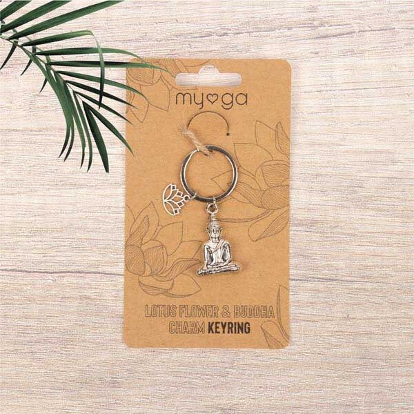 Myga Keyring - Buddha & Lotus