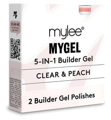 Mylee 5 in 1 Builder Gel Duo (Clear/Peach)