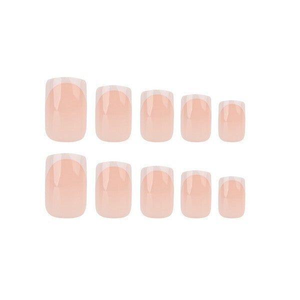 Nail HQ Square Elegant French Tip Nails